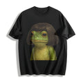 Frog With Bob Haircut Cotton T-Shirt product image 1