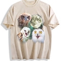Three Owls Funny Vintage Washed T-Shirt product image 1