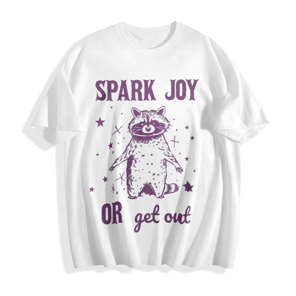 Spark Joy Or Get Out Cotton T-Shirt product image 2