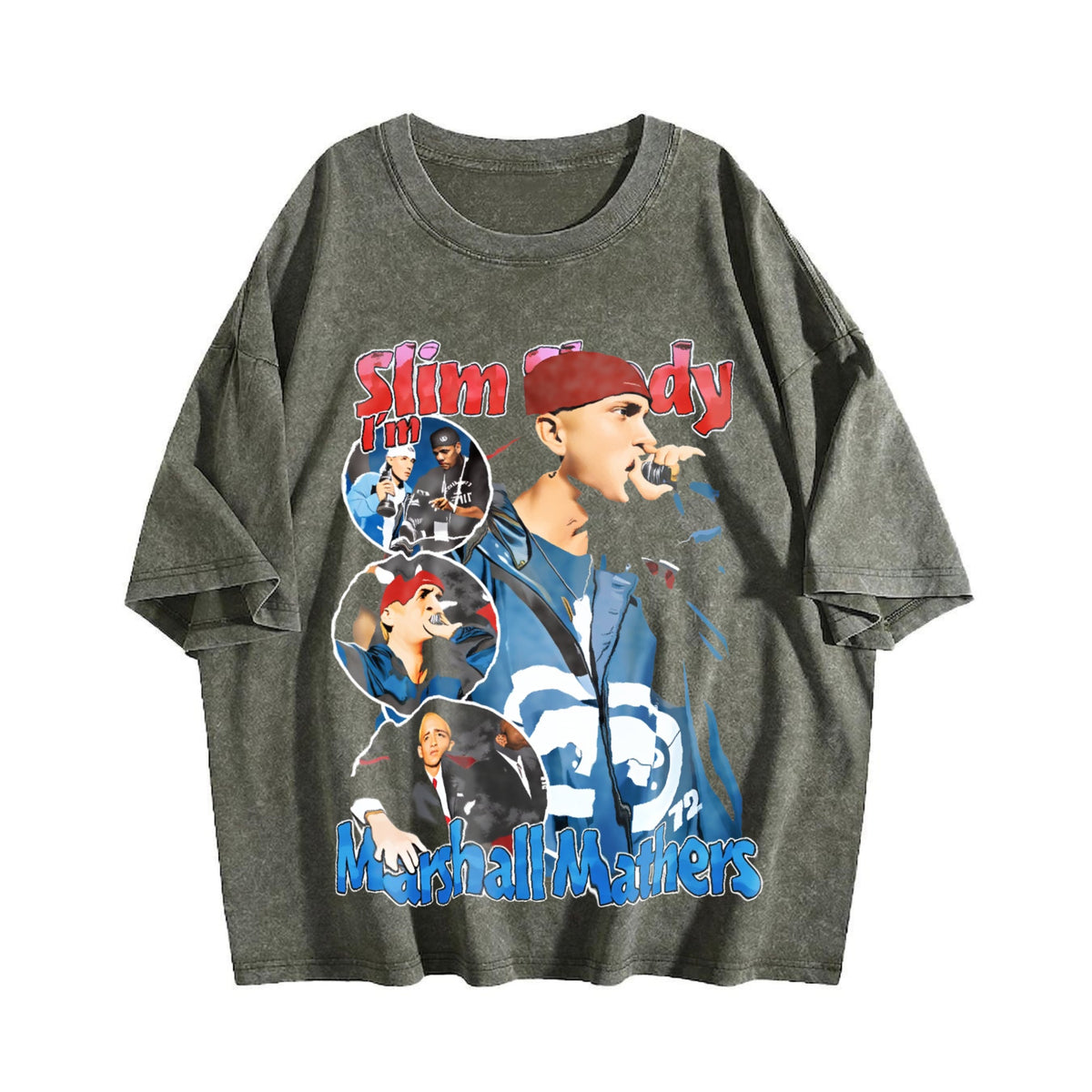 Slim Shady Marshall Mathers Vintage Washed T-Shirt product image 4