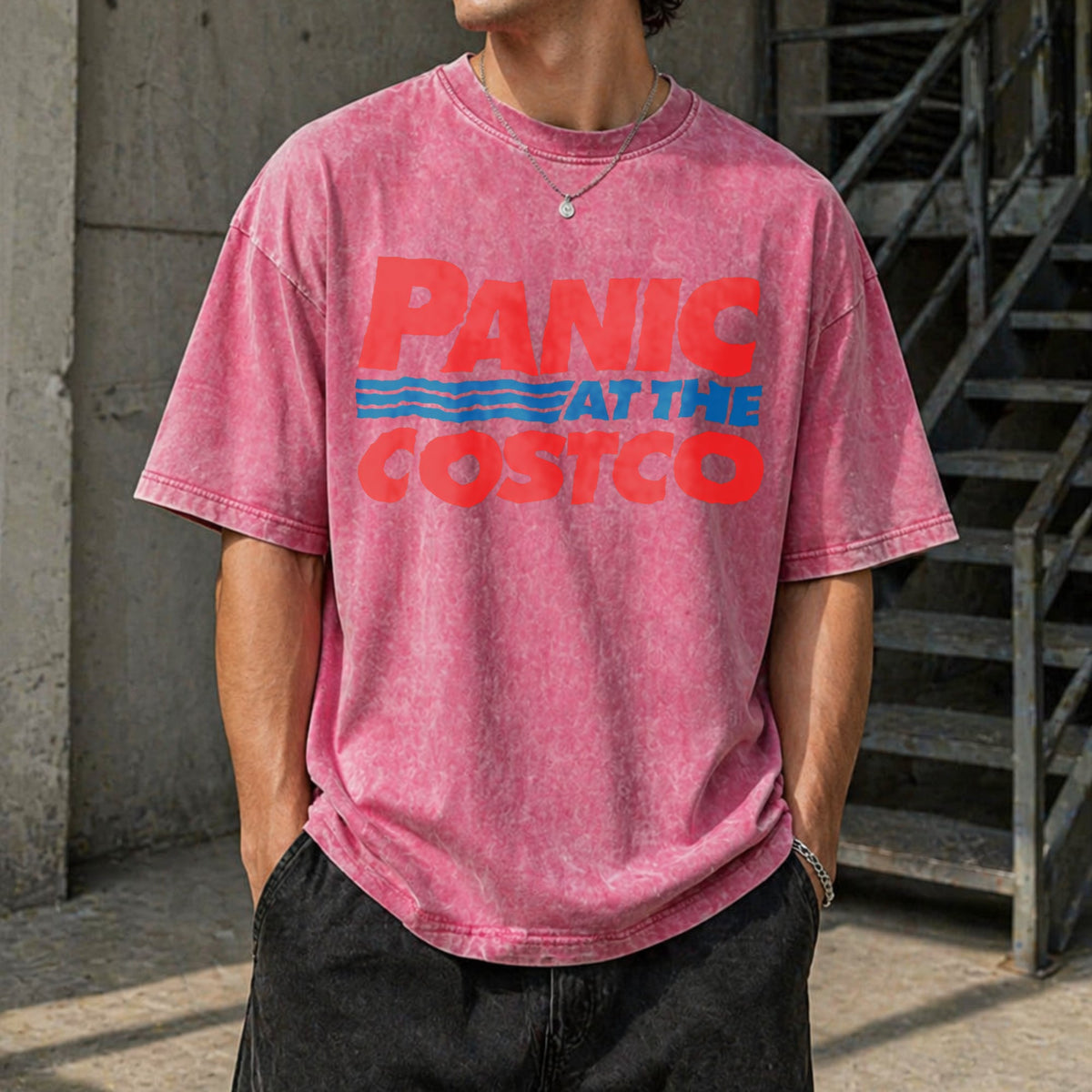 Panic At The Costco Vintage Washed T-Shirt product image 7