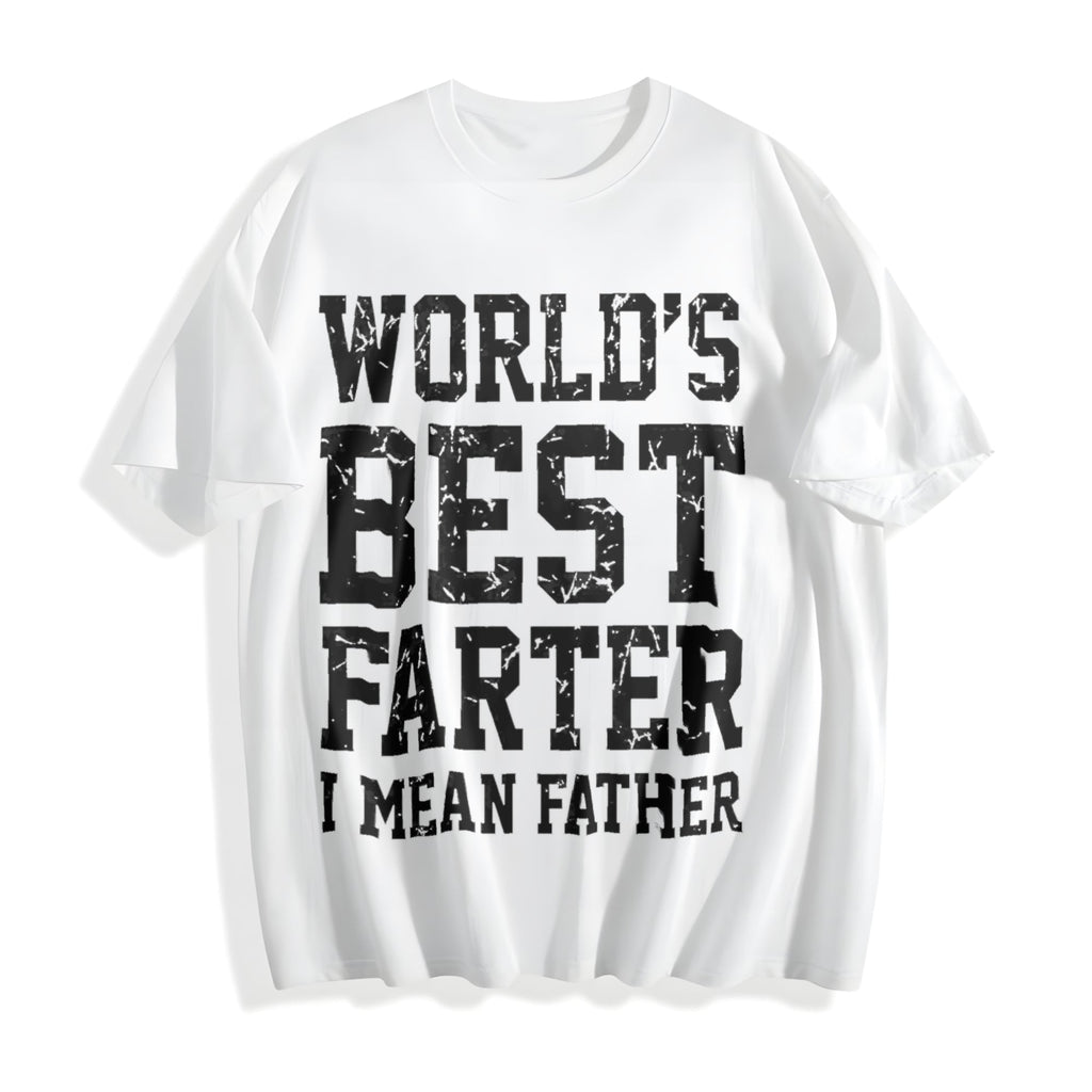 World Best Farter I Mean Father Cotton T-Shirt product image 2