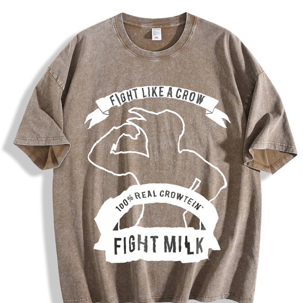 Fight Milk Vintage Washed T-Shirt product image 3