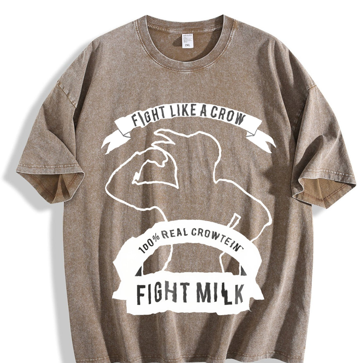 Fight Milk Vintage Washed T-Shirt product image 3