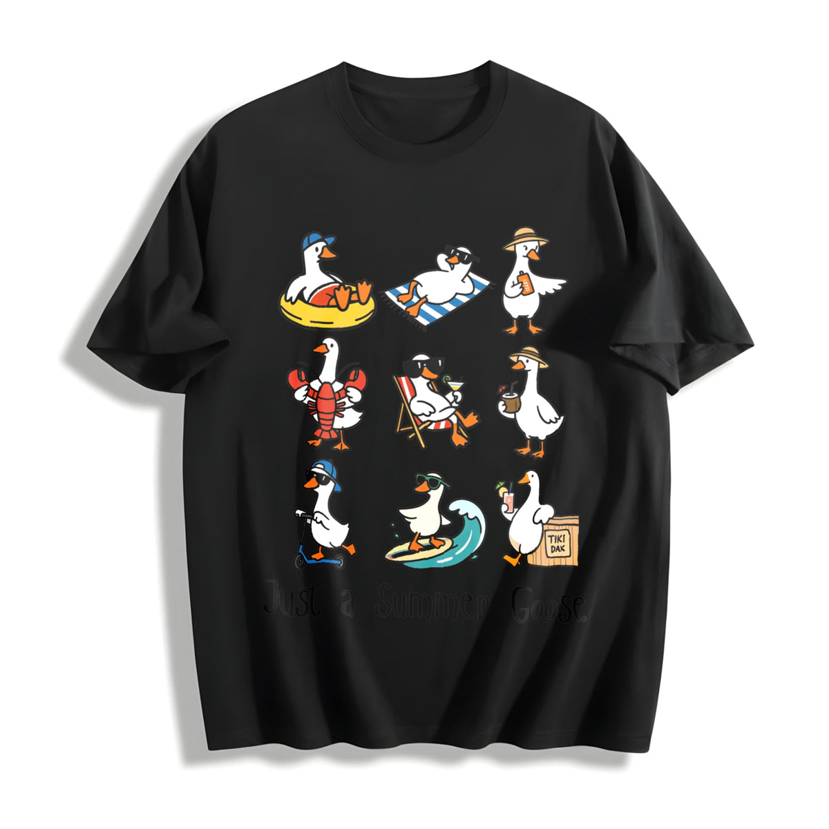 Just A Summer Goose Cotton T-Shirt product image 1