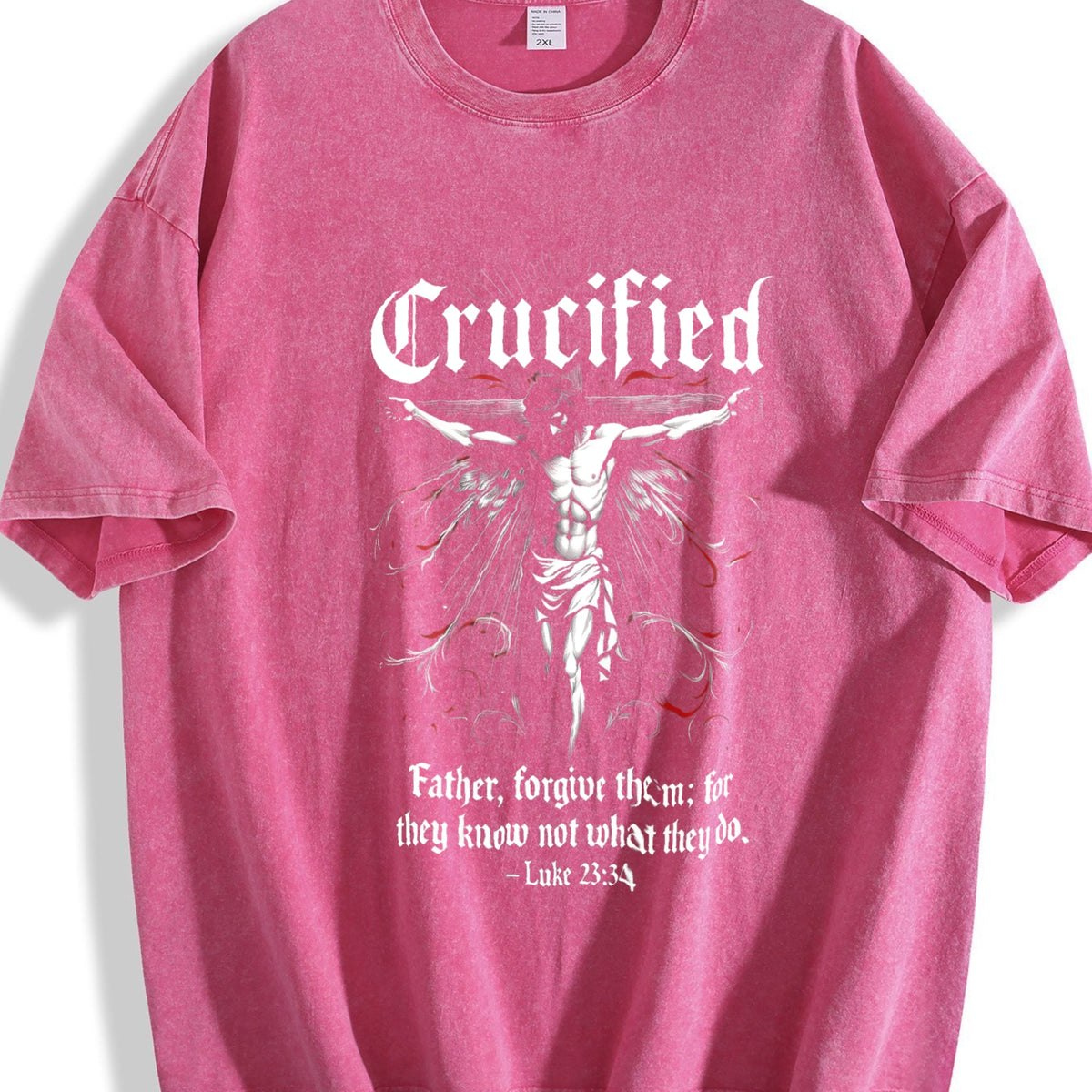 Crucified 90s Vintage Washed T-Shirt product image 7