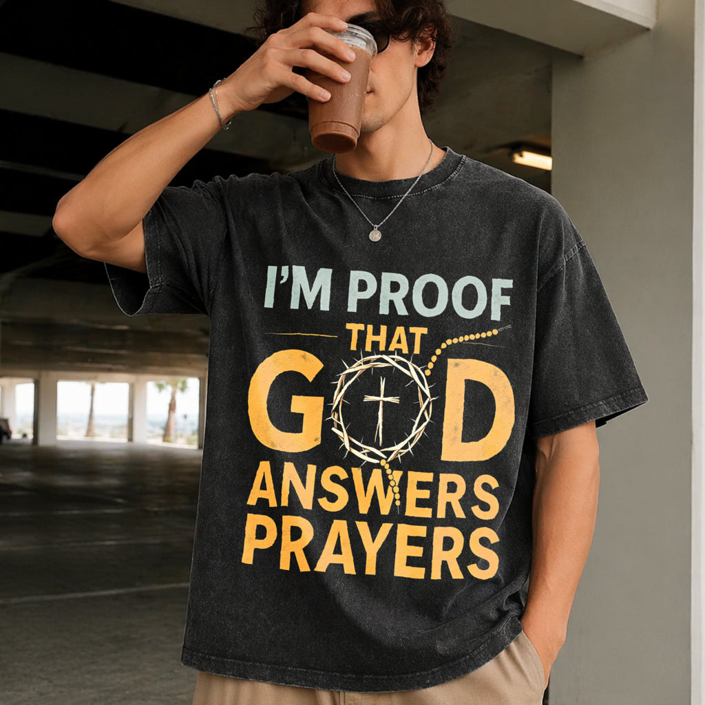 Christian I Am God's Response To Prayer With Crown Vintage product image 2