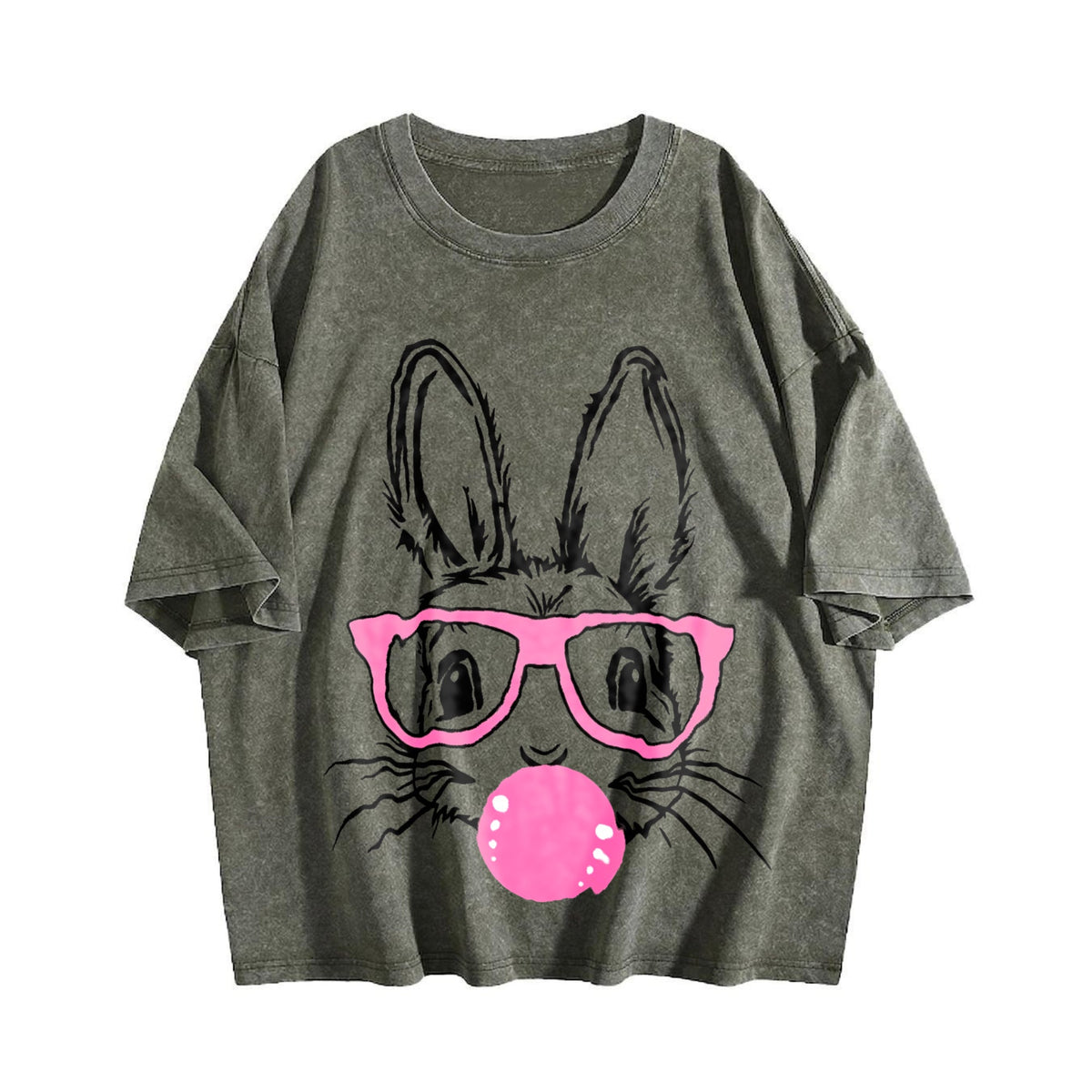 Rabbit with Pink Glasses and Bubblegum Vintage Washed product image 4