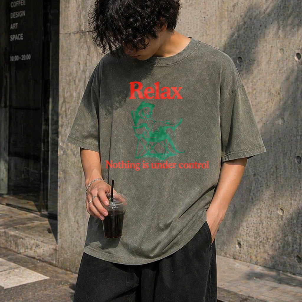 Chill Dog - Relax Nothing Is Under Control Vintage Washed product image 4