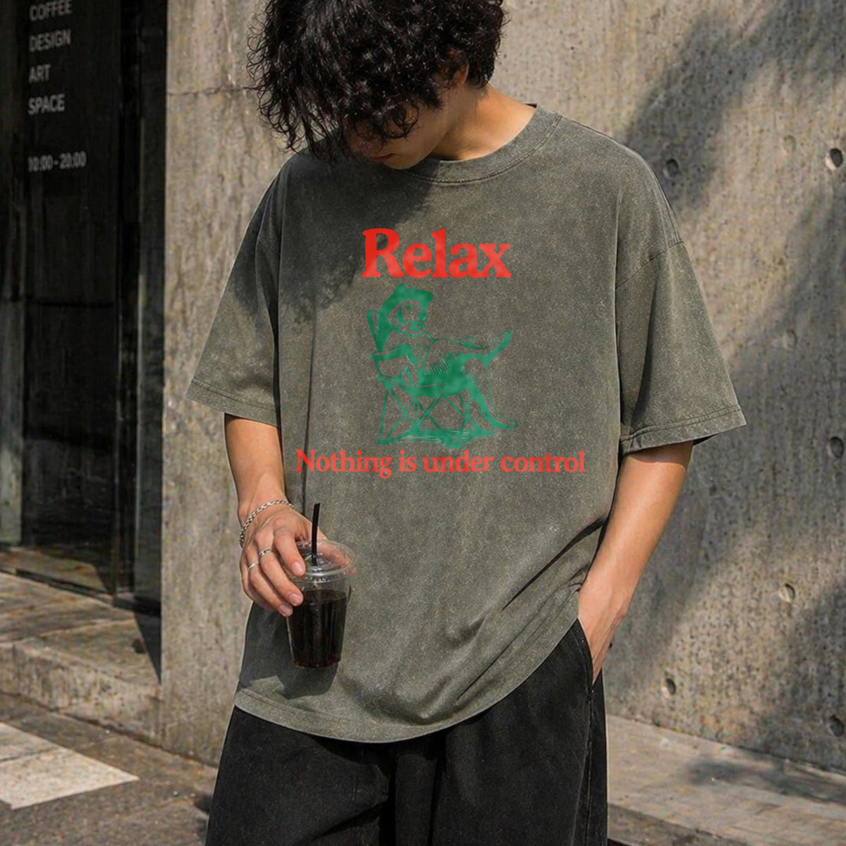 Chill Dog - Relax Nothing Is Under Control Vintage Washed product image 4