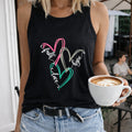 Faith Hope Love Letters & Heart Women's Tank Top