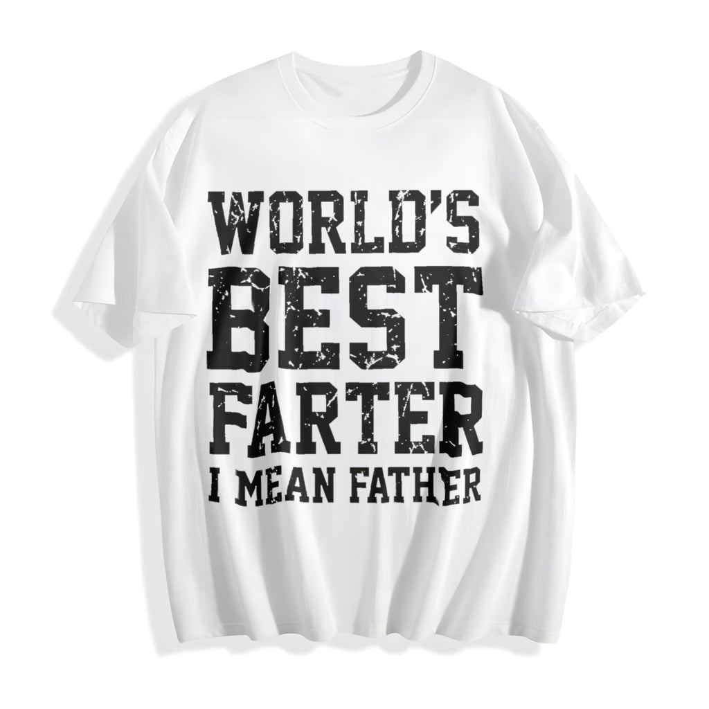 World Best Farter I Mean Father Classic Cotton T-Shirt product image 2
