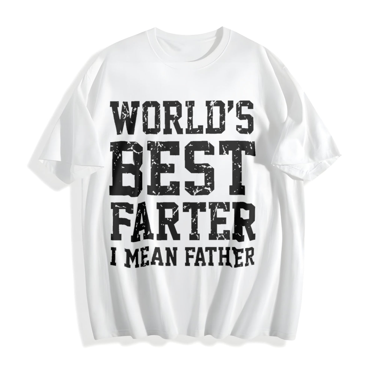 World Best Farter I Mean Father Classic Cotton T-Shirt product image 2