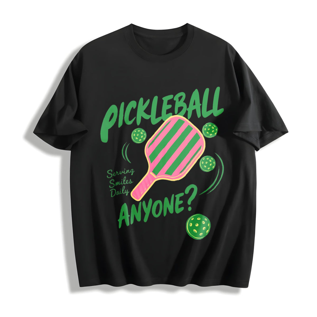 Pickleball Playing Paddleball Sport Cotton T-Shirt product image 1