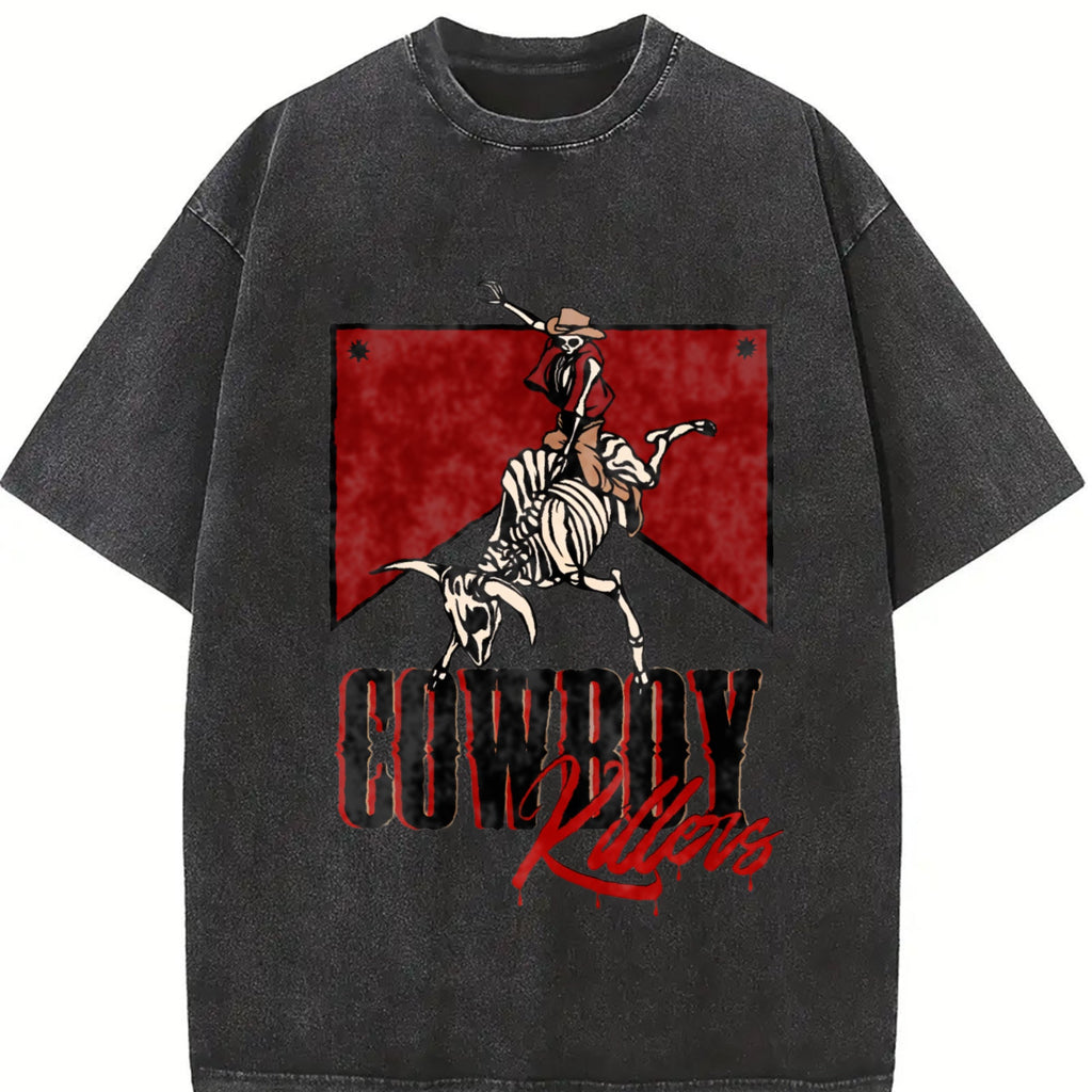 Cowboy Lovers Rodeo Vintage Washed T-Shirt product image 2
