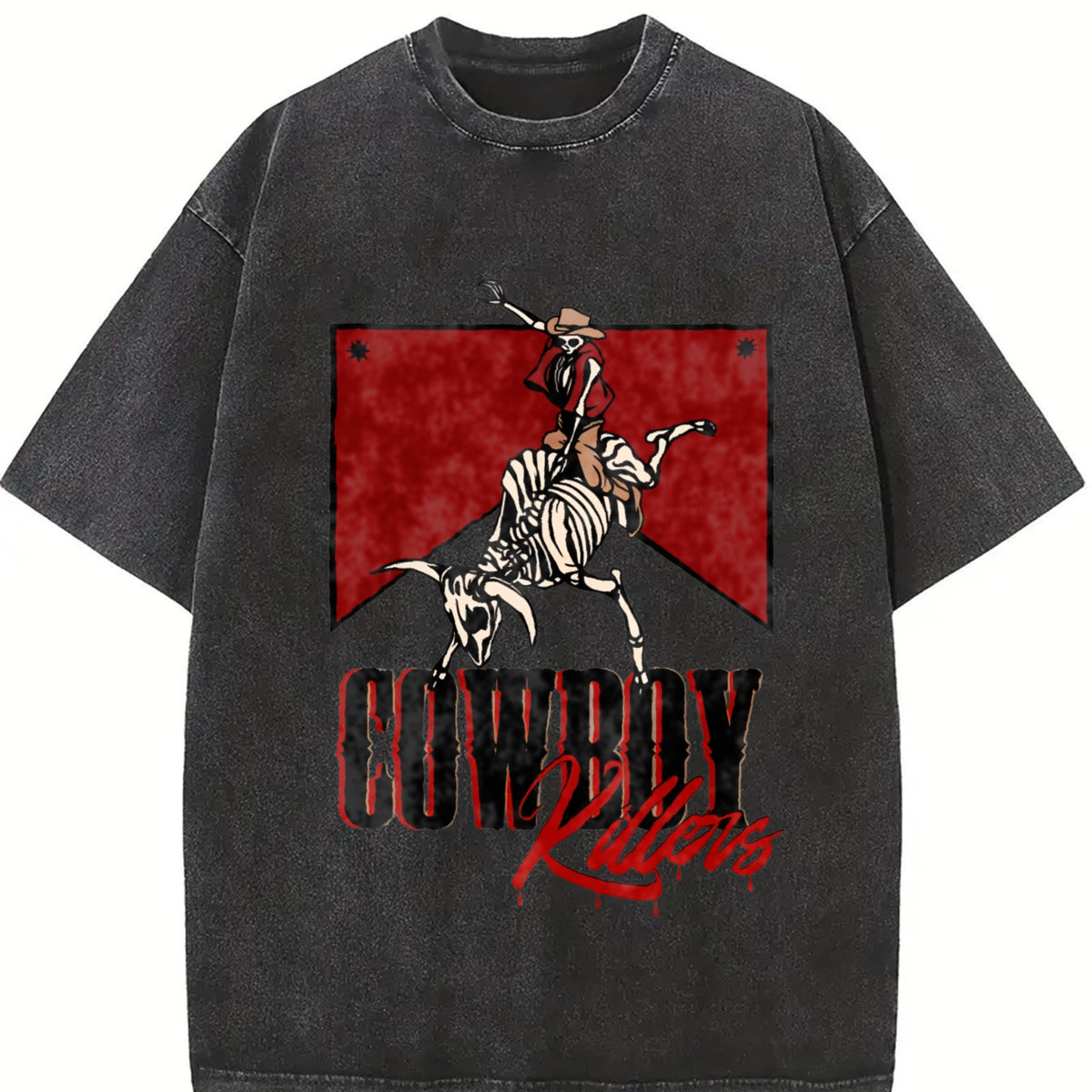 Cowboy Lovers Rodeo Vintage Washed T-Shirt product image 2