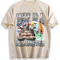 WTF Is A Kilometer Meme Vintage Washed T-Shirt product image 1