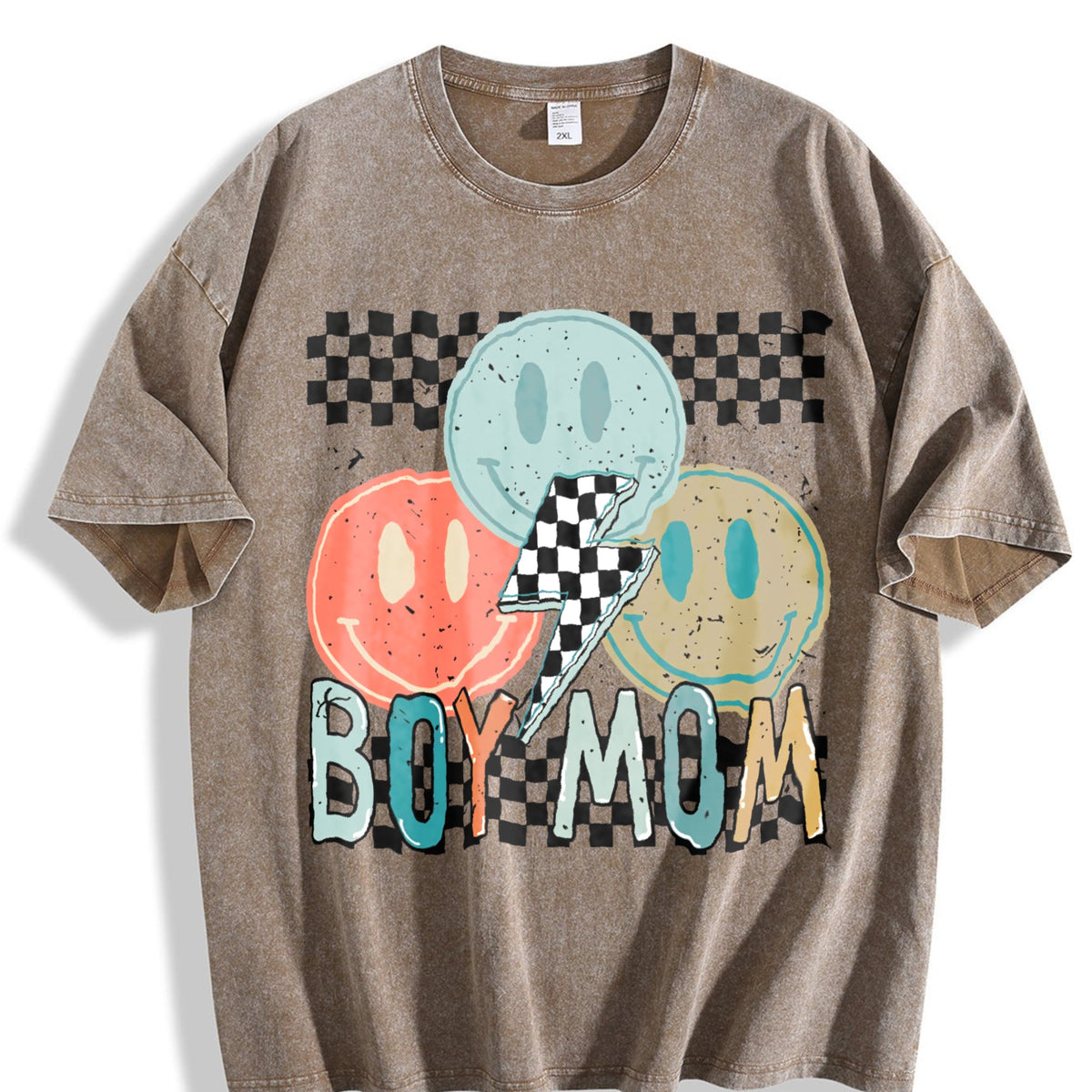 Boy Mom Vintage Washed T-Shirt product image 3