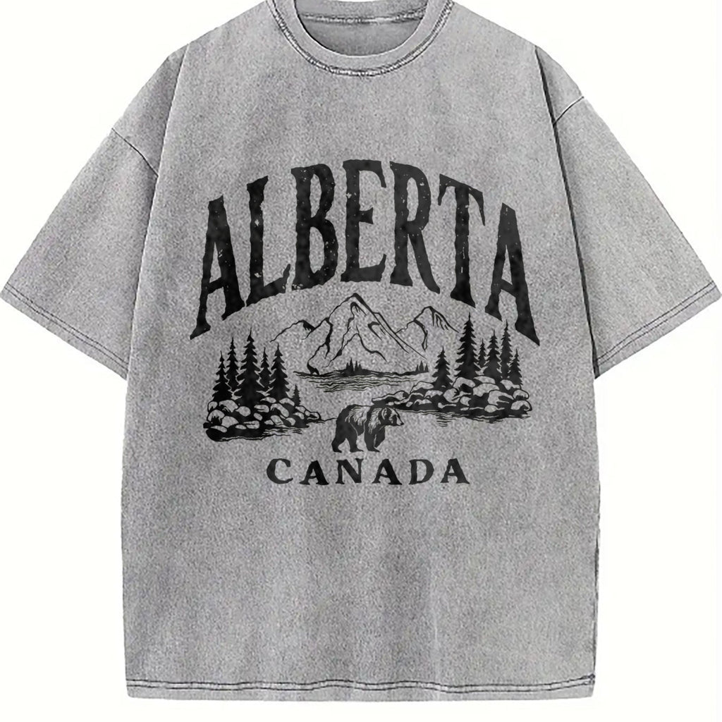 Canadian Canada Grizzly Bear Snow Mountain Summer Vintage product image 5