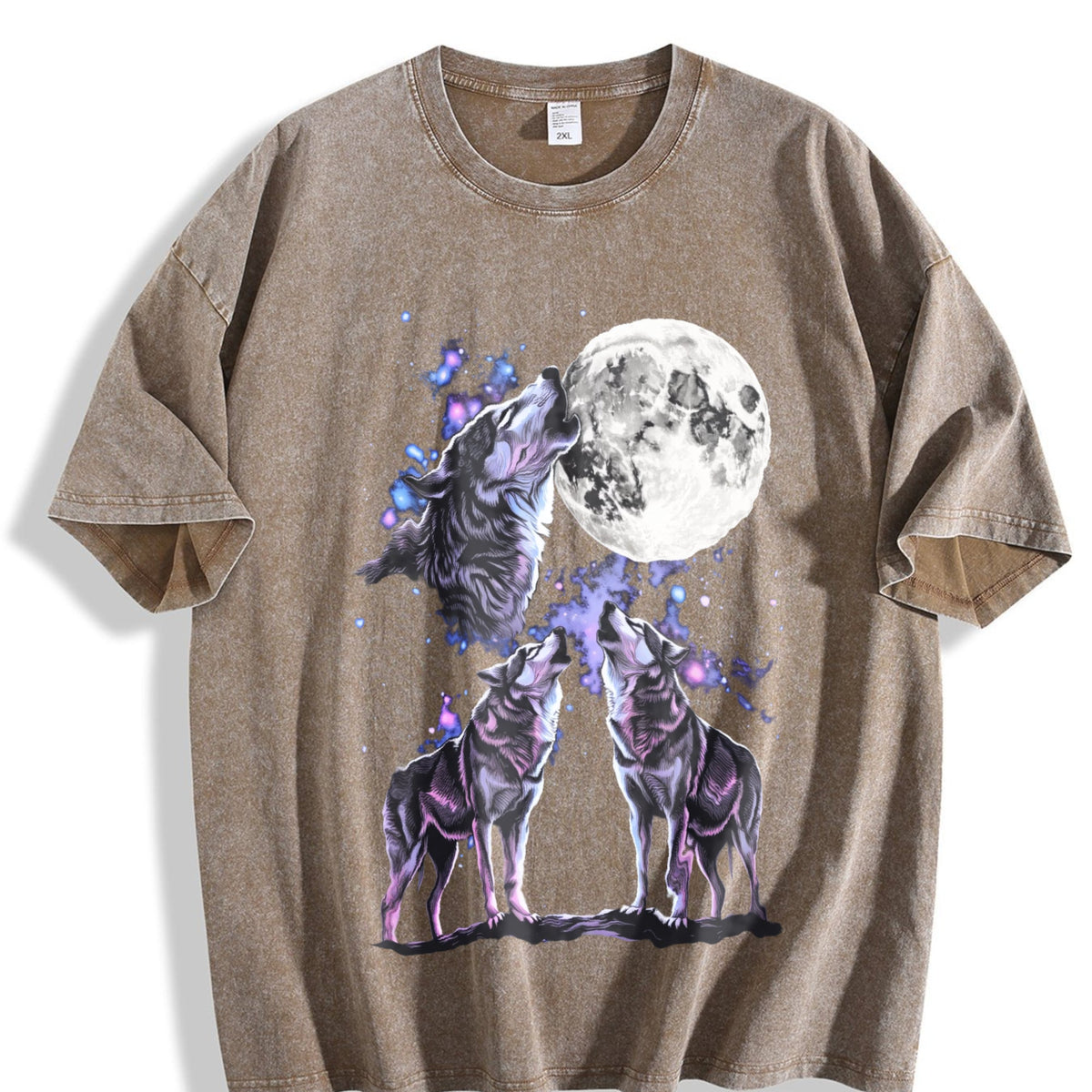 Three Wolf Vintage Washed T-Shirt product image 3