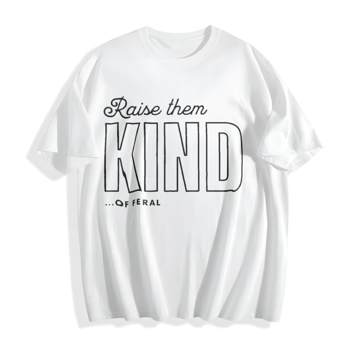Raise Them Feral Cotton T-Shirt product image 2