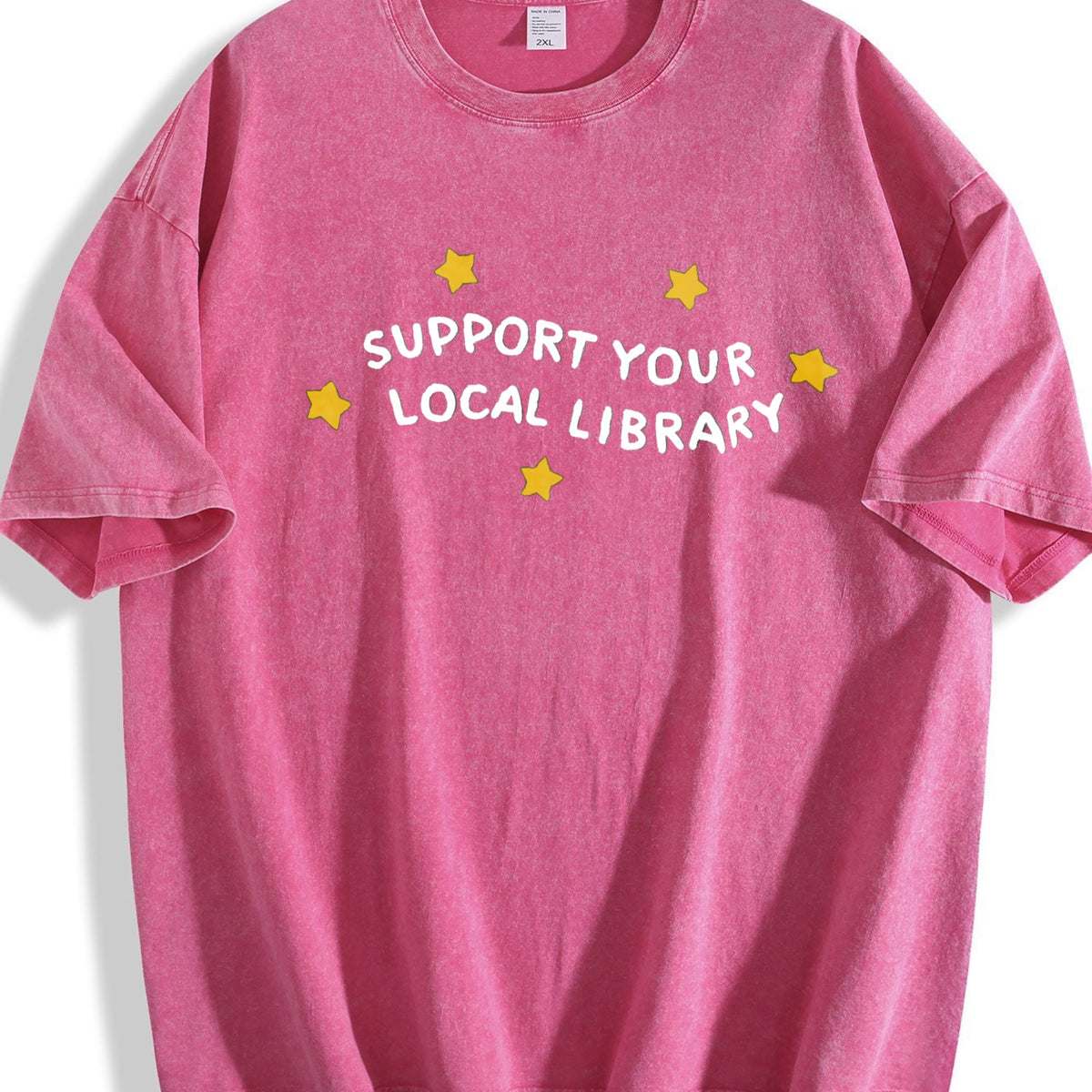 Support Your Local Library Vintage Washed T-Shirt product image 5