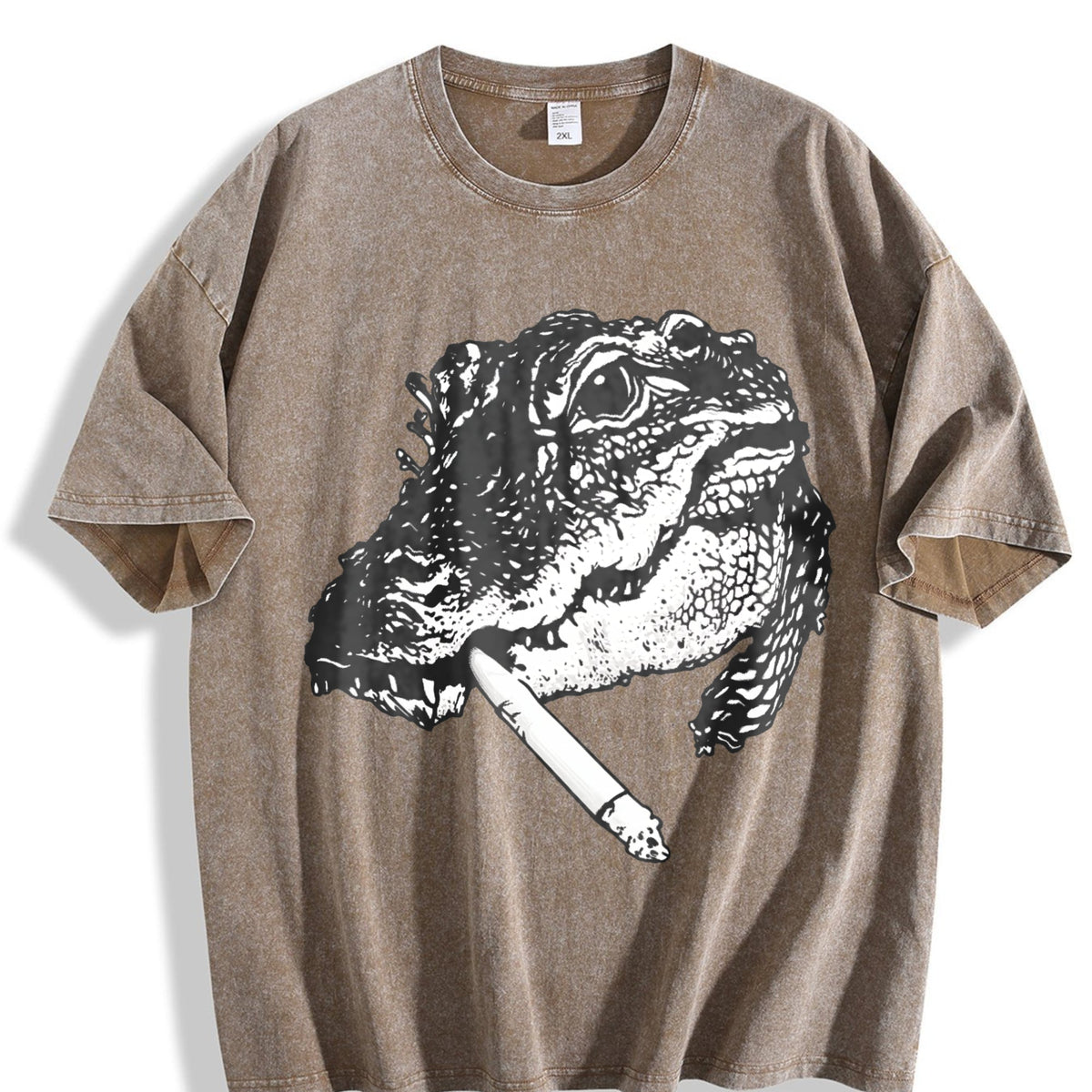 Alligator Smoke 90s Vintage Washed T-Shirt product image 3