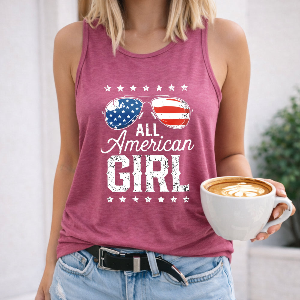 All American Girl Sunglasses Women's Tank Top