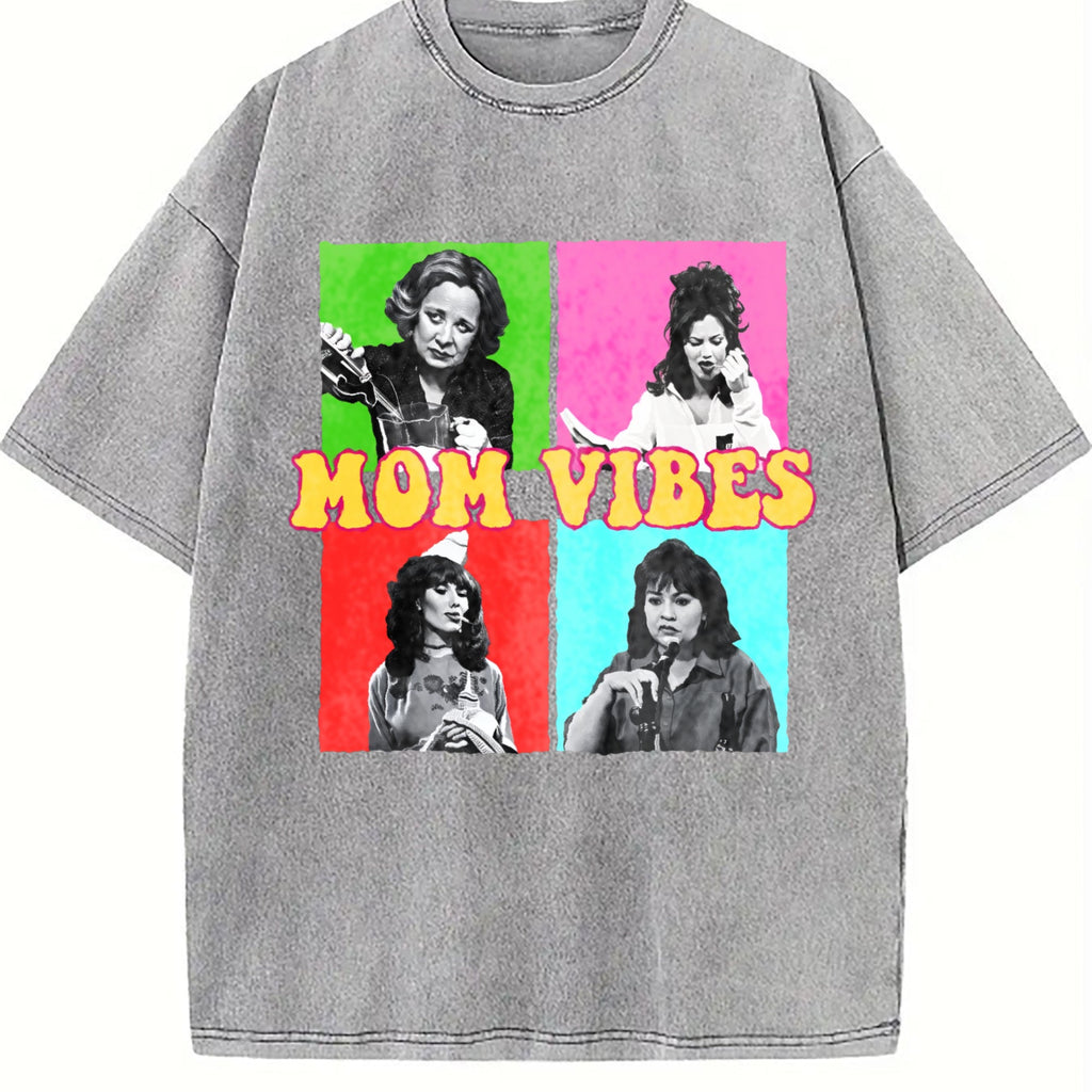 90's Mom Vibes Funny Vintage Washed T-Shirt product image 4