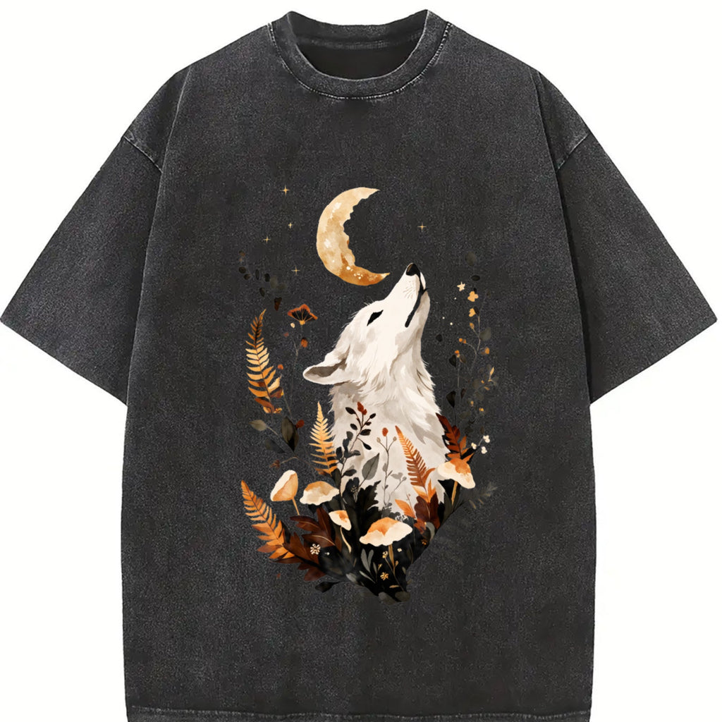 Looking Up Noble White Fox Vintage Washed T-Shirt product image 2