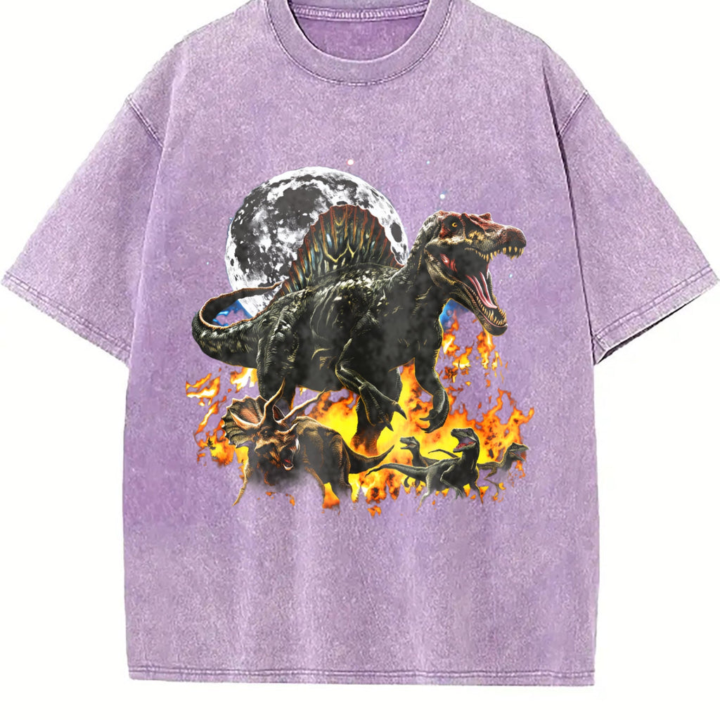 Dinosaur 90s Vintage Washed T-Shirt product image 6
