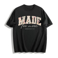 Floral & Letter Cotton T-Shirt product image 1