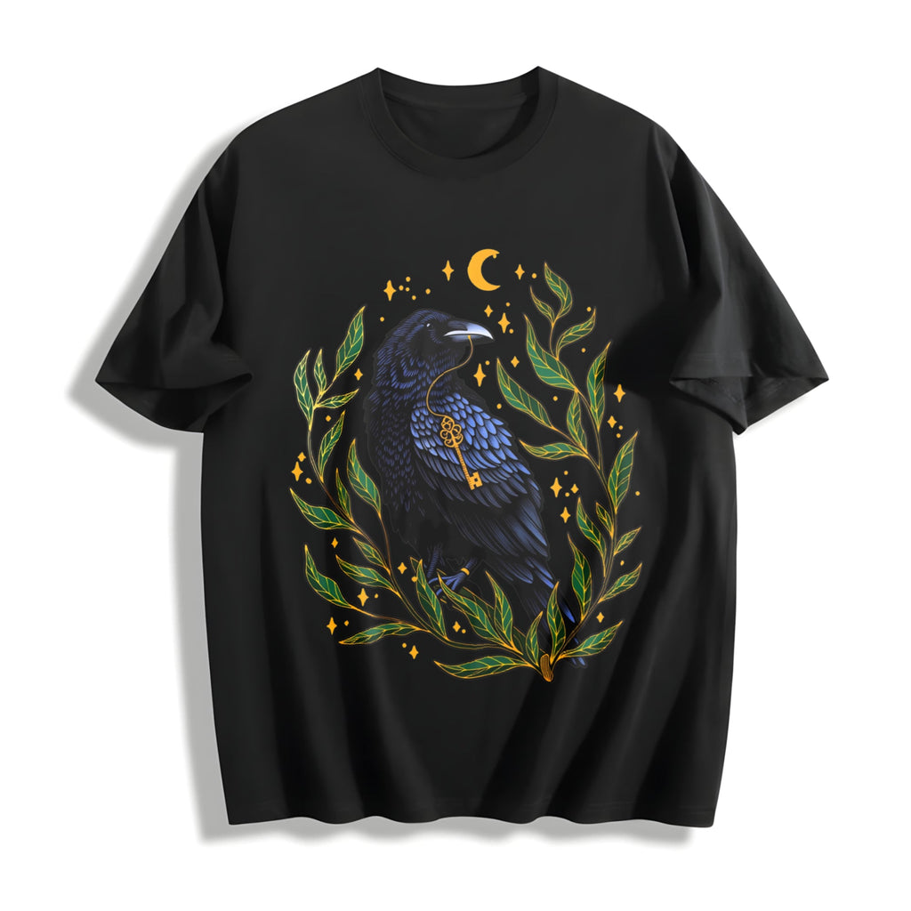 Winter A Crow Phase Cotton T-Shirt product image 1