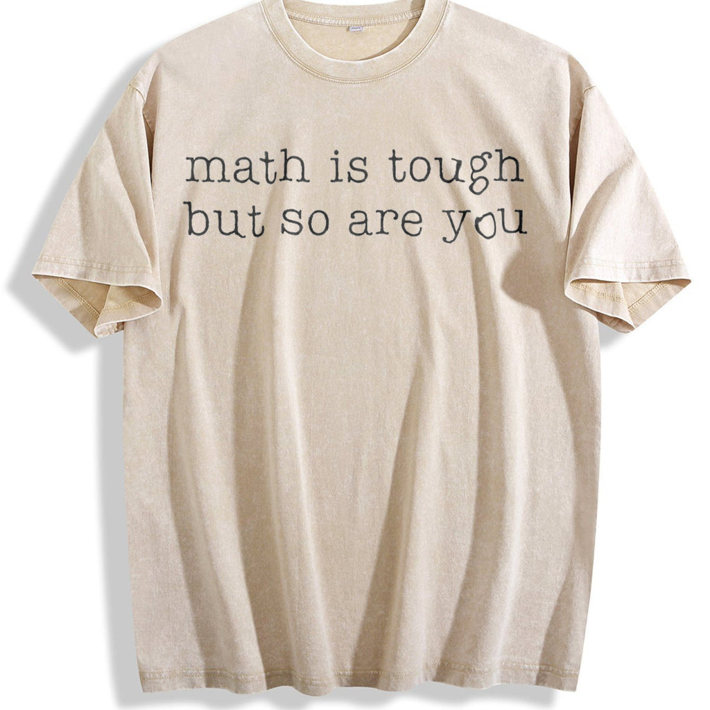 Math Is Tough But So Are You Vintage Washed T-Shirt product image 1