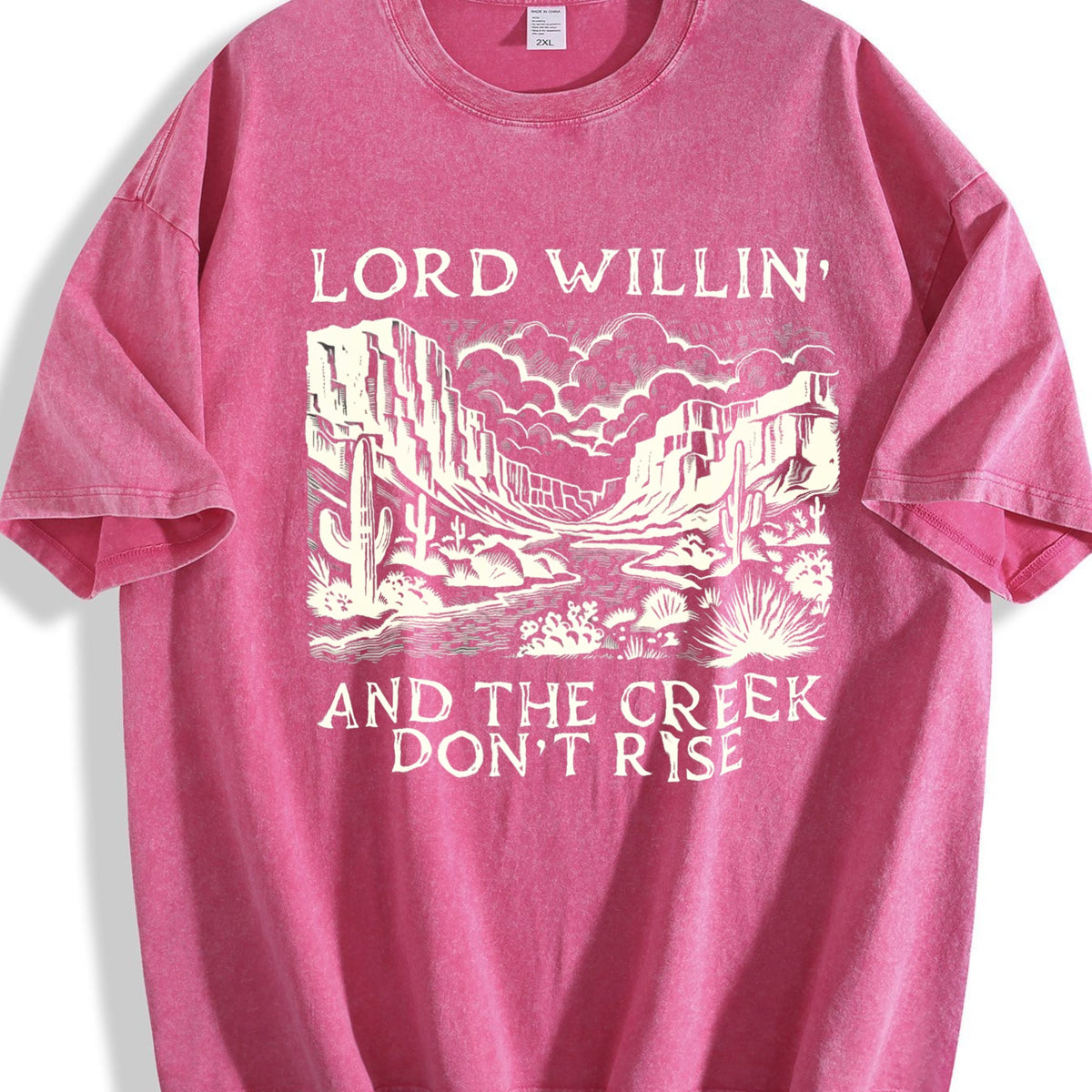 Desert Scenery Vintage Washed T-Shirt product image 5