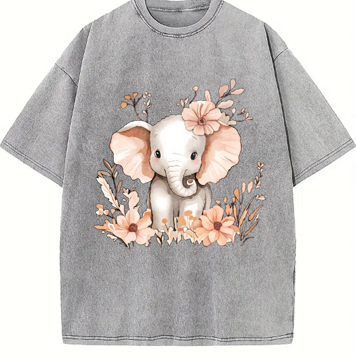 A Cute Elephant Adorned With Animal And Floral It's Vintage product image 5