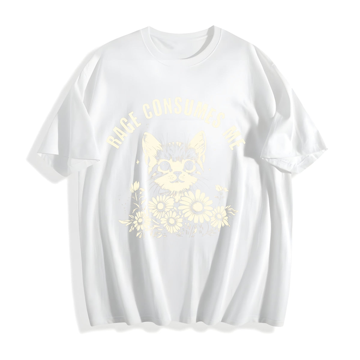 Rage Consumes Me Cotton T-Shirt product image 2