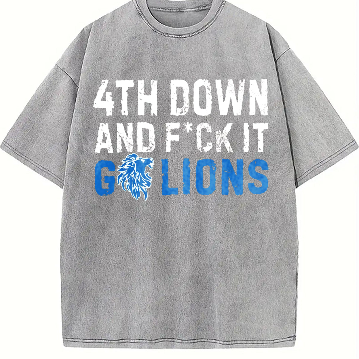 Go Lions - 100 Touch Down Vintage Washed T-Shirt product image 4