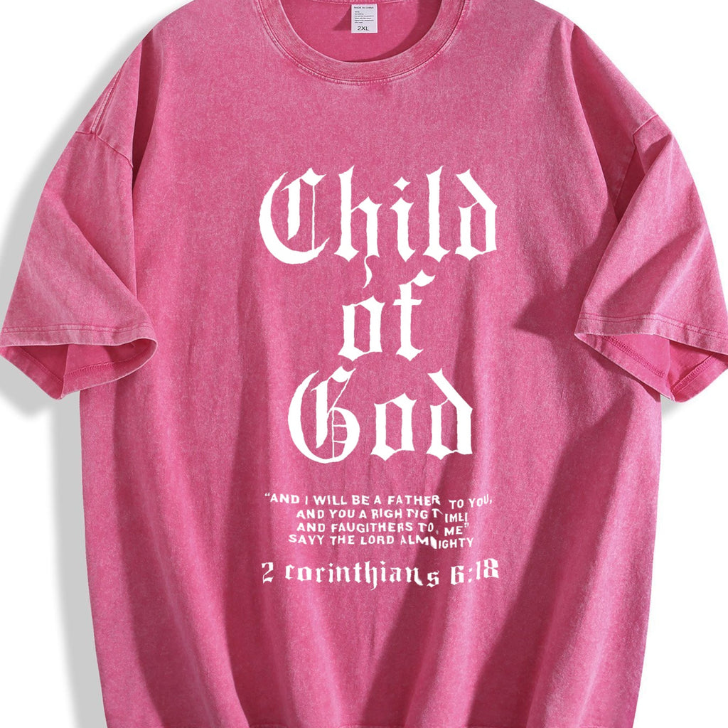 Child of God Scripture Vintage Washed T-Shirt product image 7