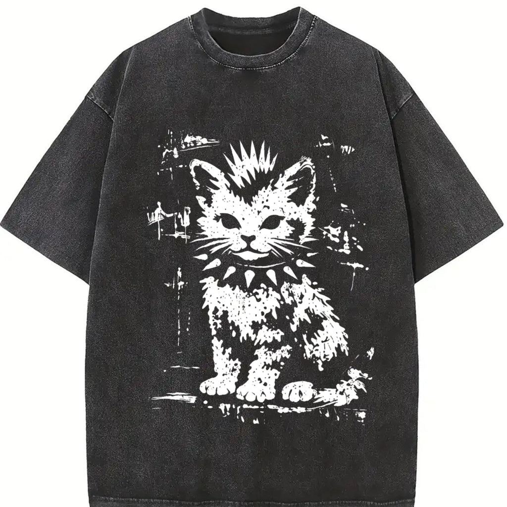 Punk Cat Grunge Rebel Alternative 2026 Couple Vintage product image 2