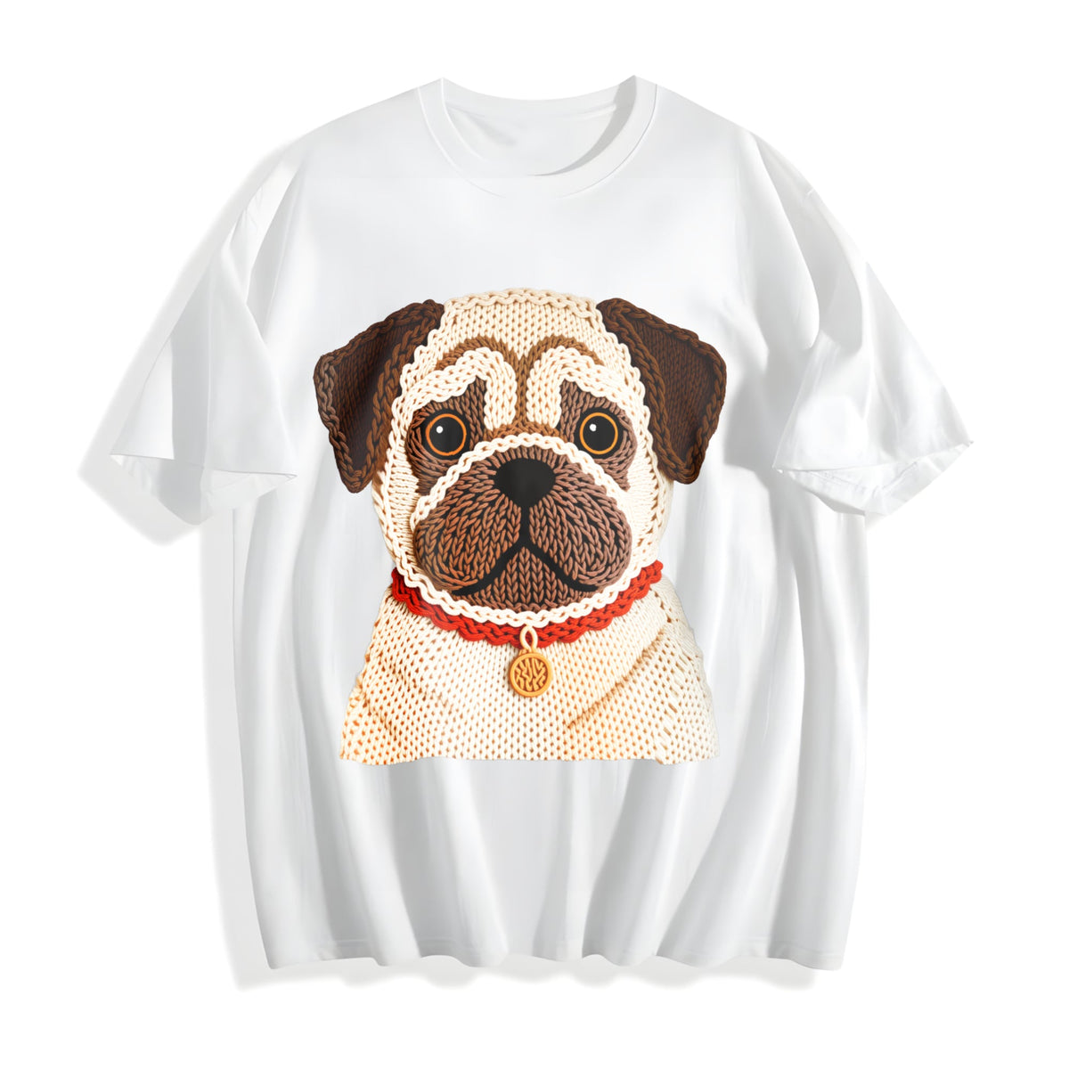 Winter A Pug Cotton T-Shirt product image 2
