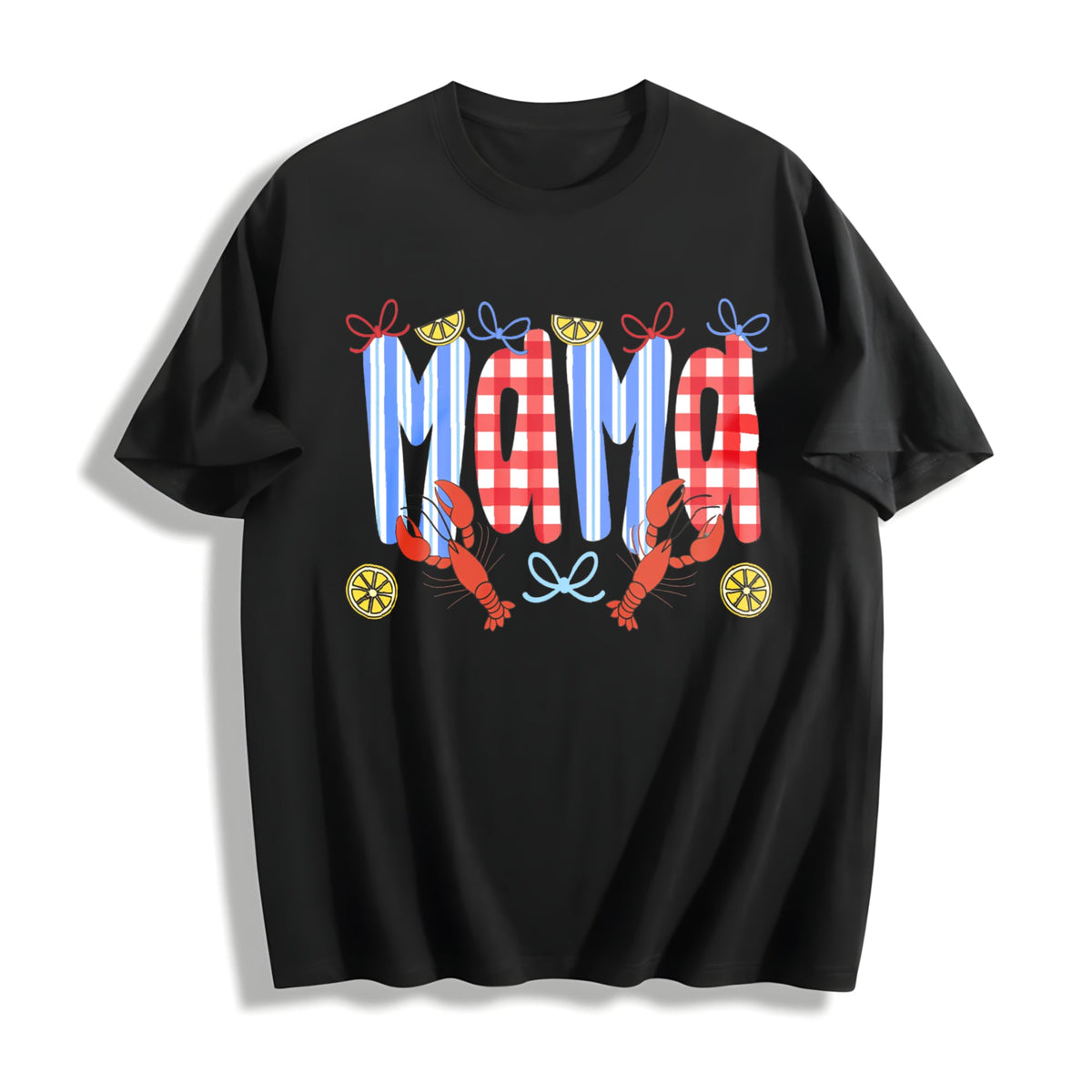 Mama Crawfish Season Cotton T-Shirt product image 1