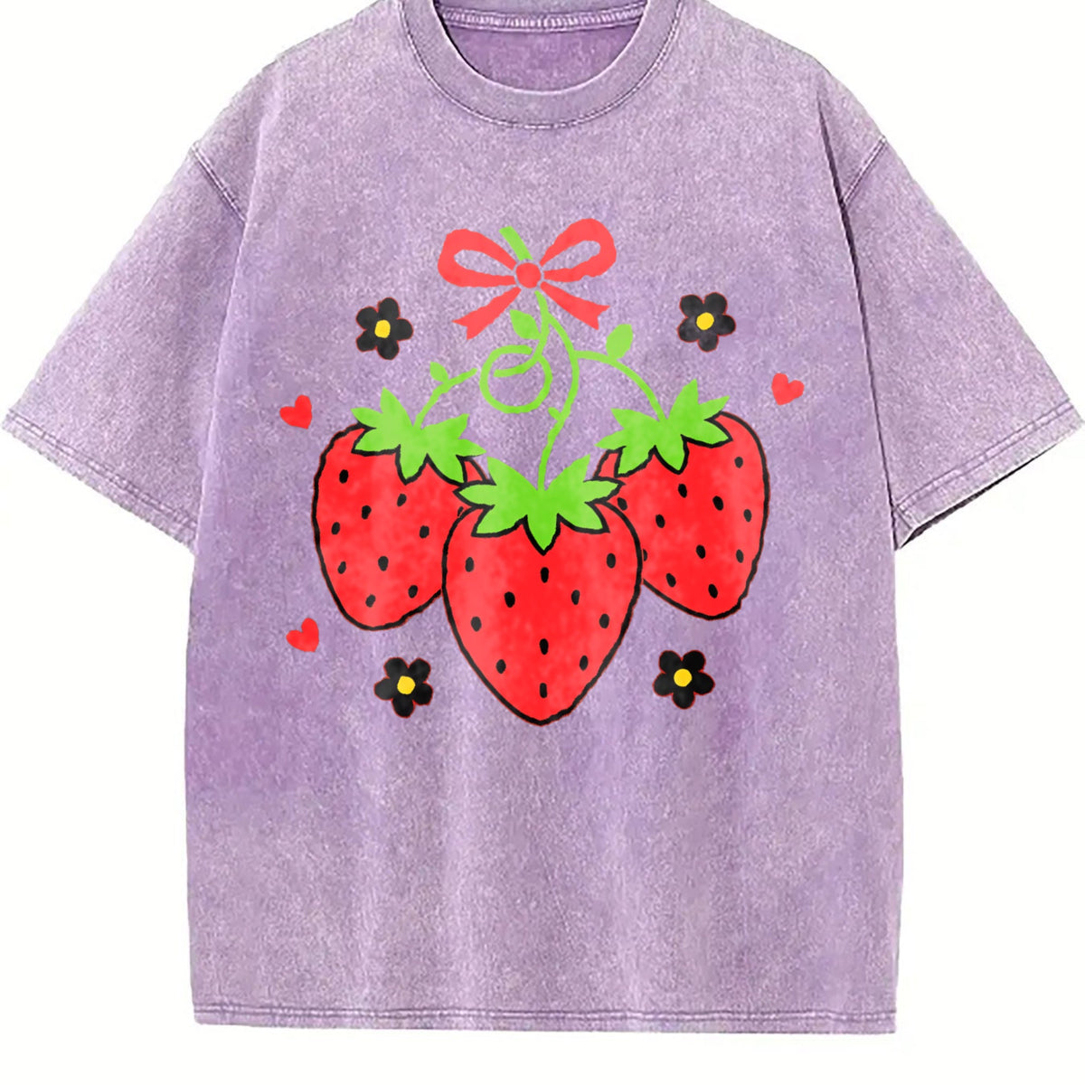 Short-sleeved Vintage Washed T-Shirt product image 6