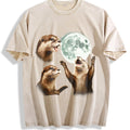Three Otters Moon 90s Vintage Washed T-Shirt product image 1
