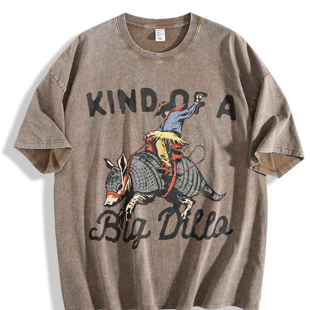 Armadillo Cowboy Kind Of A Big Dillo Funny Western Vintage product image 3