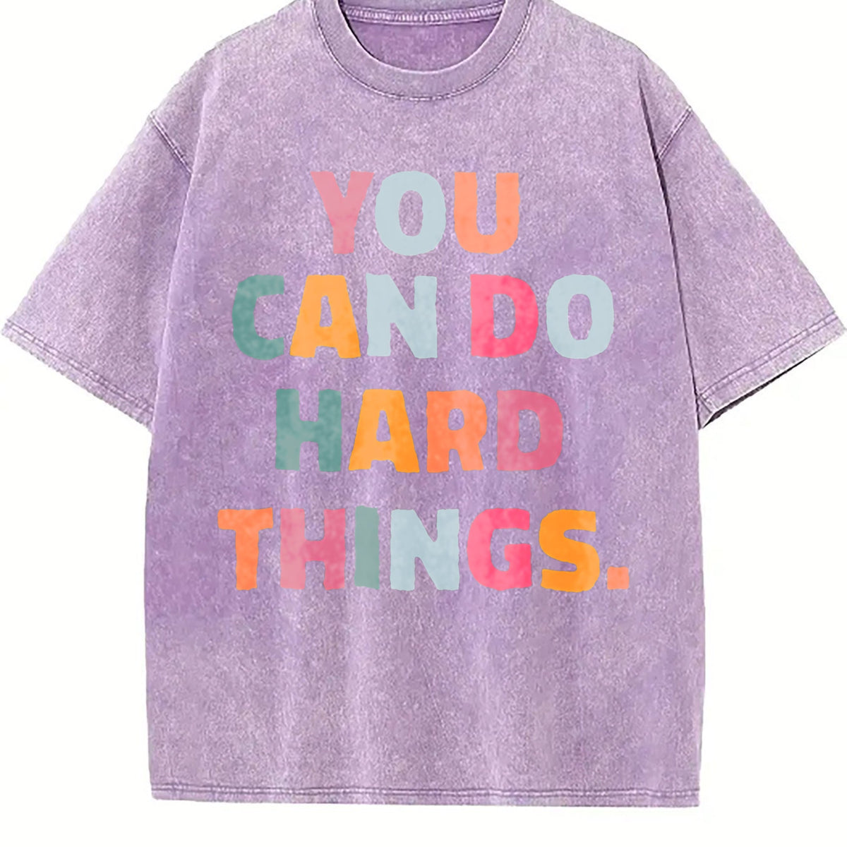 You Can Do Hard Things Vintage Washed T-Shirt product image 6