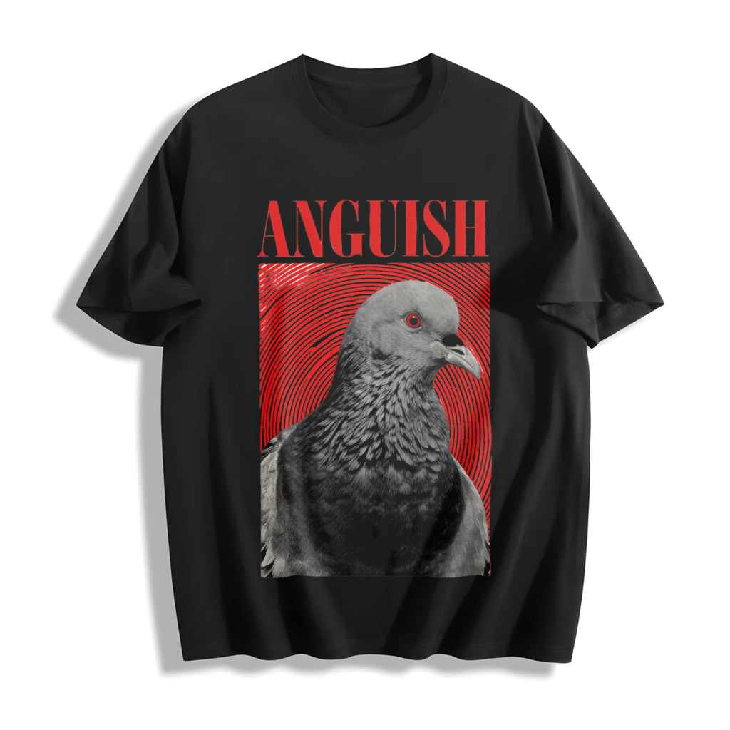 Anguish Bird Funny Cotton T-Shirt product image 1