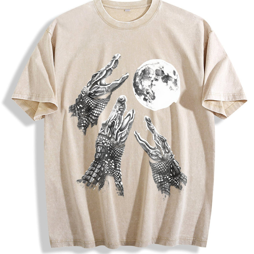 Alligator Moon Vintage Washed T-Shirt product image 1