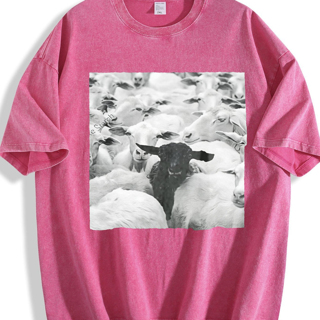 Black Sheep in the Flock Vintage Washed T-Shirt product image 5