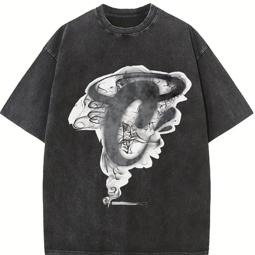 Abstract Vintage Washed T-Shirt product image 2